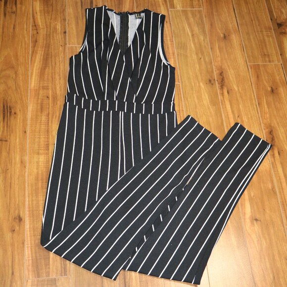 Revamped Striped Jumpsuit; Size S - Picture 2 of 2